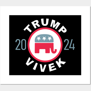 TRUMP VIVEK 2024 Posters and Art